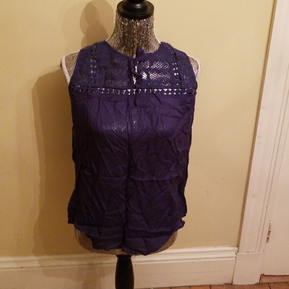 Tank navy blue